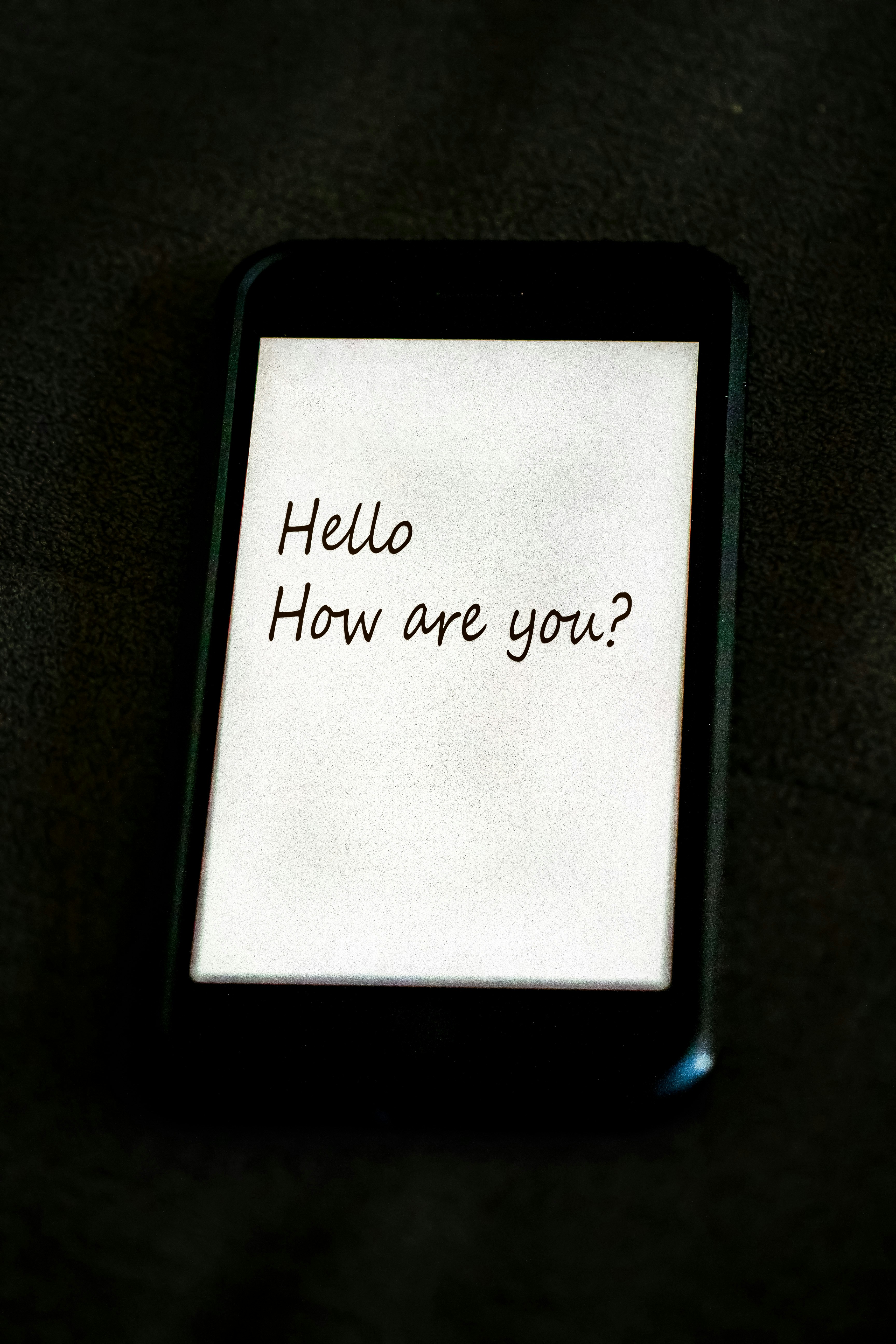 A close-up of a smartphone screen showing a text message composition